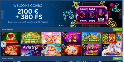 1xCasino site preview