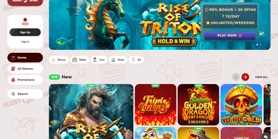 Agent Spins site preview