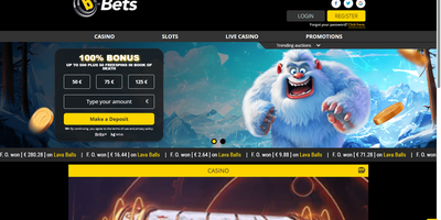b-Bets site preview