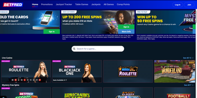 Betfred site preview