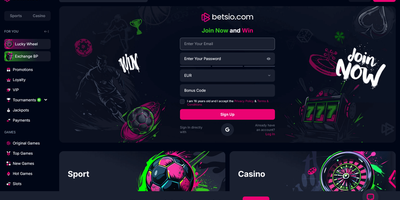 معاينة Betsio للموقع