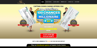 Captain Cooks site preview
