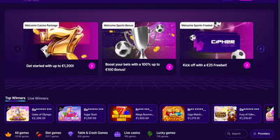 Cipherwins site preview