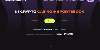 Cloudbet site preview