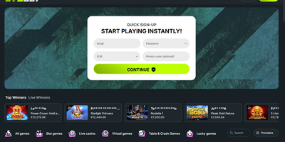 Evobet site preview