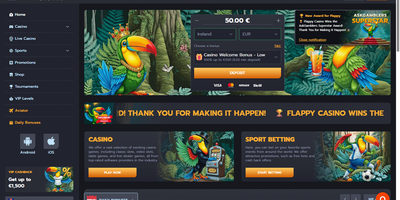 Flappy site preview