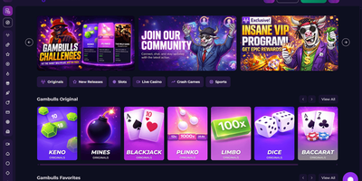 Gambulls site preview