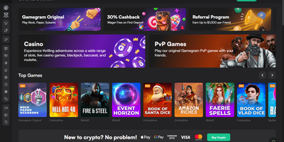 Gamegram site preview