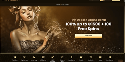 Goldspin site preview