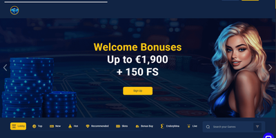 Jackpoty site preview