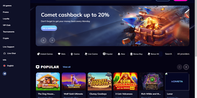 Kometa site preview