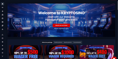 Kryptosino site preview