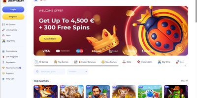 LuckyStart site preview