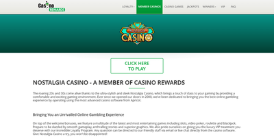 Nostalgia site preview