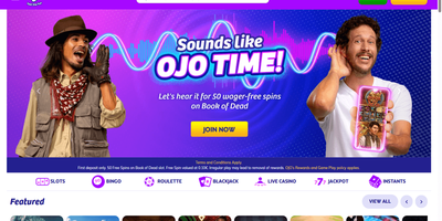 PlayOJO site preview