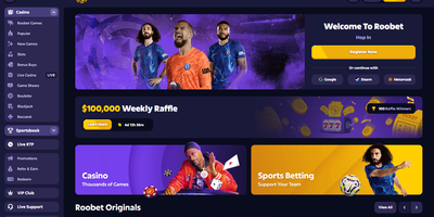 Roobet site preview