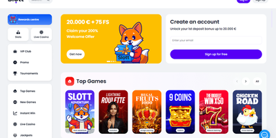 Slott websted forhåndsvisning