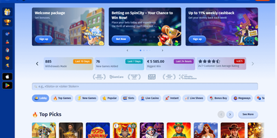 SpinCity site preview