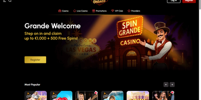 SpinGrande site preview