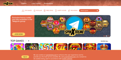 SpinXtreme site preview