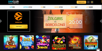 Uniclub site preview