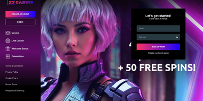 X7 site preview
